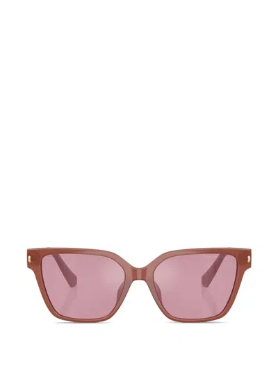 Michael Kors Piedmont Square-frame Sunglasses In Brown