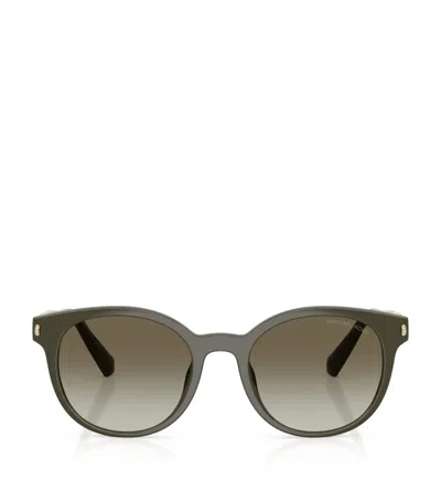 Michael Kors Pienza Round Sunglasses In Green