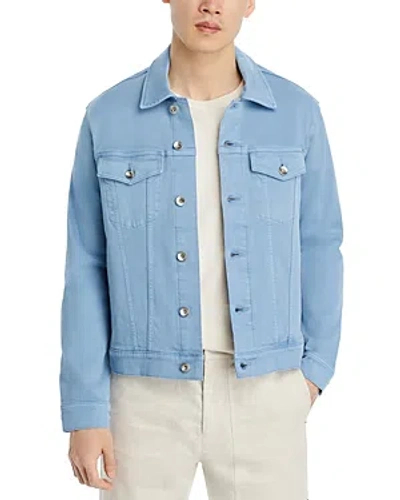 Michael Kors Pigment Dye Trucker Jacket In Chambray