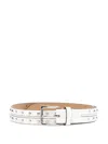 Michael Kors Pin-buckle Fastening Belt In Weiss