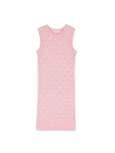 Michael Kors Kids' Pinafore Dress In Pink