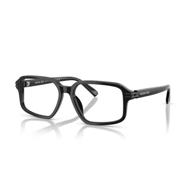 Michael Kors Pinecrest Demo Square Men's Eyeglasses Mk4154u 3005 56 In Black