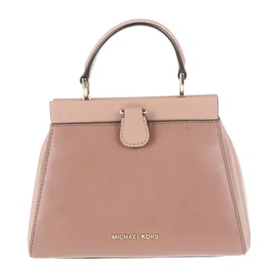Pre-owned Michael Kors Pink Beige Handbag Shopping Bag Shoulder Bag Tote Bag ()