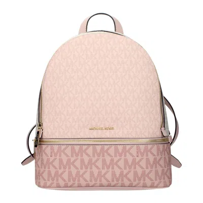 Michael Kors Pink Fabric Backpack