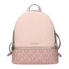 Michael Kors Multicolor Leather Backpack In Pink