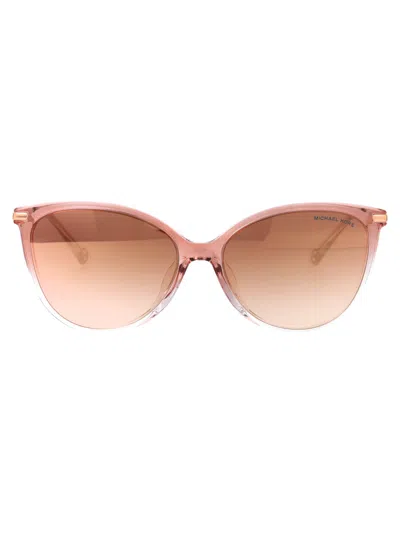 Michael Kors Pink Injectate Sunglasses