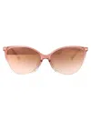 Michael Kors Pink Injectate Sunglasses In Pink
