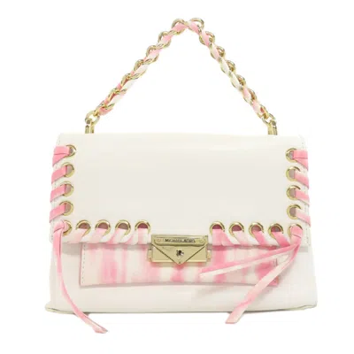Pre-owned Michael Kors Pink Leather Handbag () In Multi
