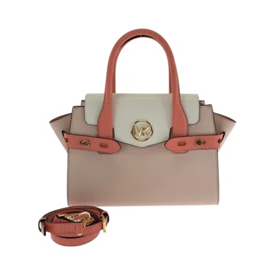 Pre-owned Michael Kors Pink Leather Handbag Shoulder Bag () In Multi