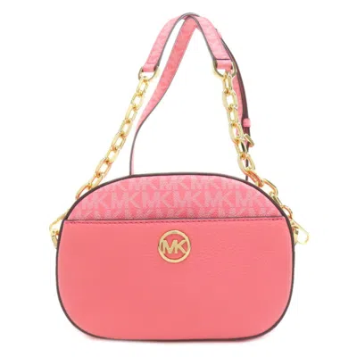 Pre-owned Michael Kors Pink Leather Shoulder Bag ()