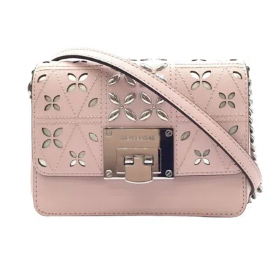 Pre-owned Michael Kors Pink Leather Shoulder Bag () In Multi
