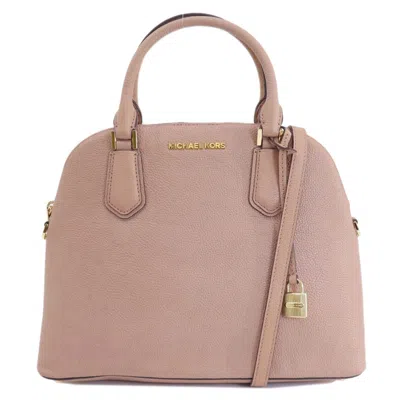 Pre-owned Michael Kors Pink Leather Tote Bag ()