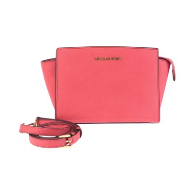 Pre-owned Michael Kors Pink Pink Color Pvc Pochette Shoulder Bag () In Multi
