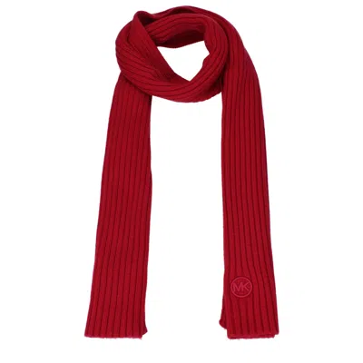 Michael Kors Pink Polyester Scarf In Burgundy