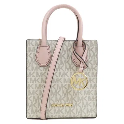 Pre-owned Michael Kors Pink Pvc Handbag () In Multi