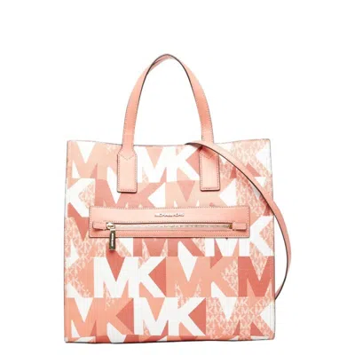 Pre-owned Michael Kors Pink Pvc Leather Shoulder Bag Tote Bag ()