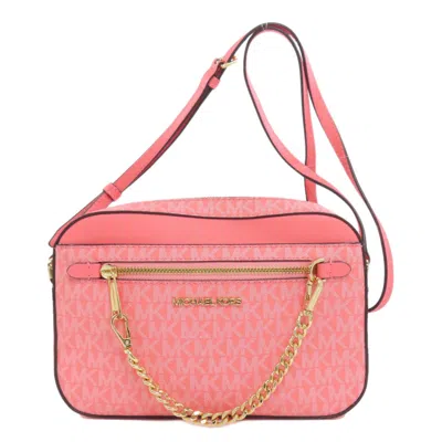 Pre-owned Michael Kors Pink Pvc Shoulder Bag ()