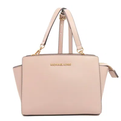 Pre-owned Michael Kors Pink Pvc Shoulder Bag ()