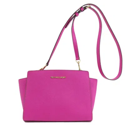 Pre-owned Michael Kors Pink Pvc Shoulder Bag ()