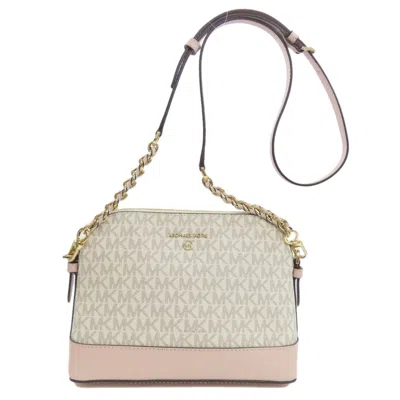 Pre-owned Michael Kors Pink Pvc Shoulder Bag () In Multi
