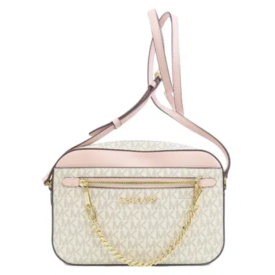 Pre-owned Michael Kors Pink Pvc Shoulder Bag () In Multi
