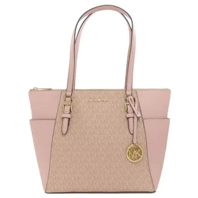 Pre-owned Michael Kors Pink Pvc Tote Bag ()