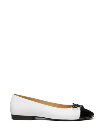 Michael Kors Piper Cap-toe Ballet Flats In Multi