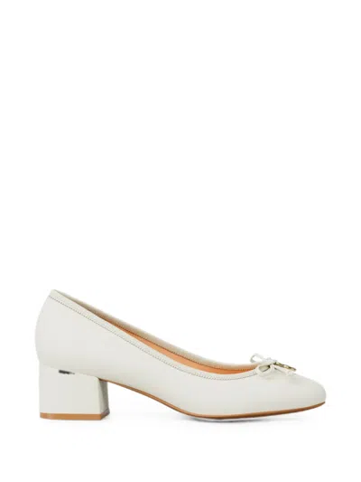 Michael Kors Piper Flex Bow-detail Pumps In White