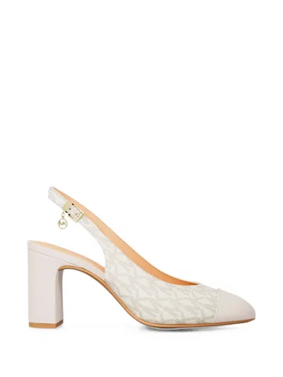Michael Kors Piper Flex Logo-print Pumps In Multi
