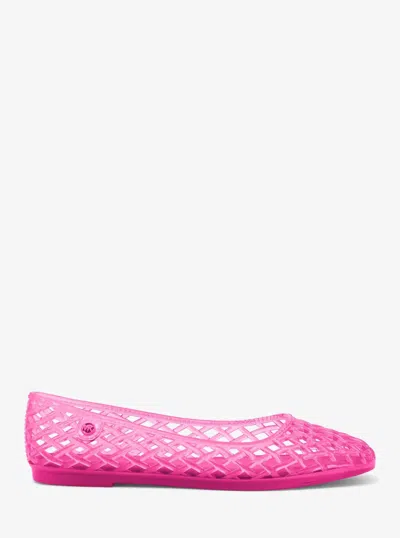 Michael Kors Pixie Jelly Ballet Flat In Pink