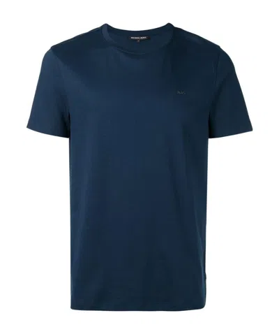 MICHAEL KORS MICHAEL KORS LOGO EMBROIDERED CREWNECK T-SHIRT