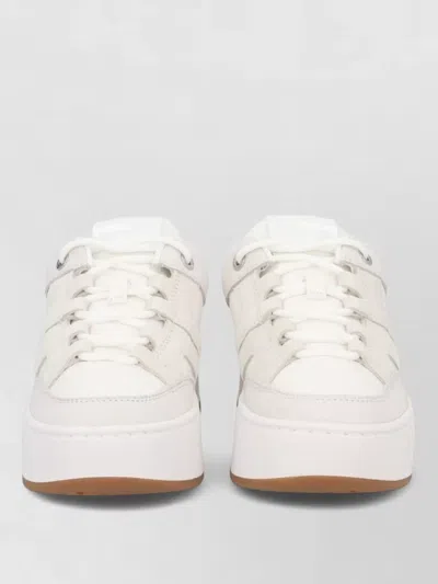 Michael Kors Platform Sneakers Contrast Sole Design