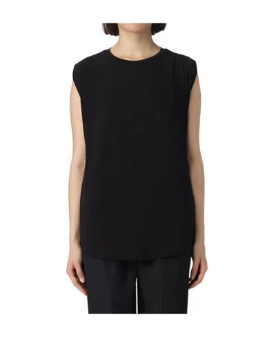 Michael Kors Pleat-detailing Tank Top In Black