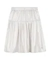 Michael Kors Pleated Skirt In Gray