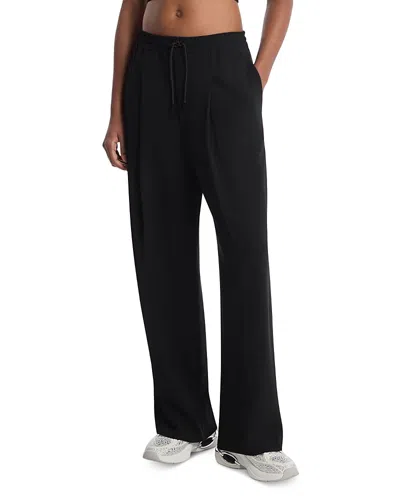 Michael Kors Pleated Track Pants In Black