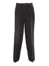 Michael Kors Pleated Trouser Jean In Gray