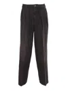 Michael Kors Pleated Trouser Jean In Grey