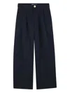 Michael Kors Pleated Trousers In Black