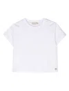 Michael Kors Plissé Cotton-blend T-shirt In Weiss