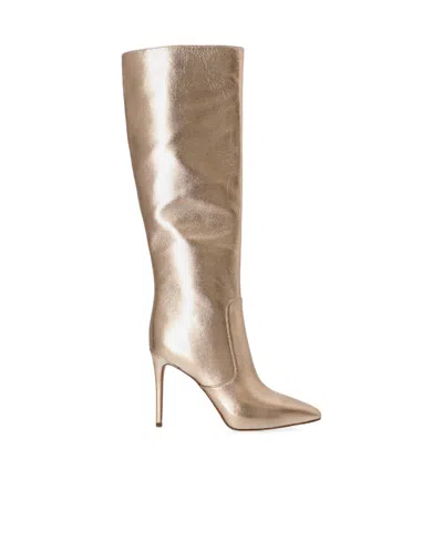 Michael Kors Pointed Boots In Nude