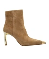 Michael Kors Pointed Short Boots In Brown