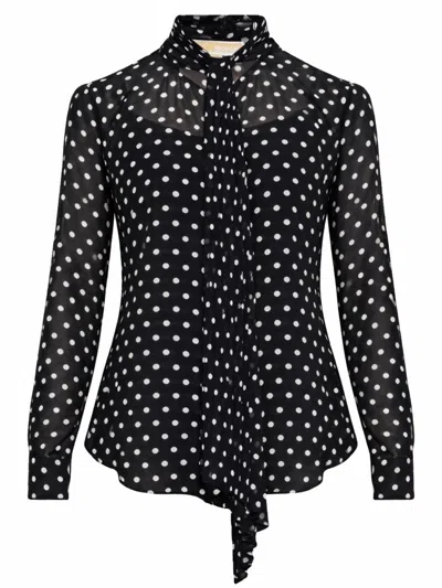 Michael Kors Poison Shirt In Black
