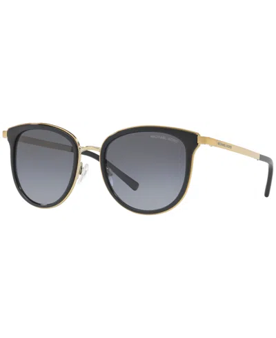 Michael Kors Polarized Sunglasses , Mk1010 54 Adrianna I In Black,grey Gradient Polar