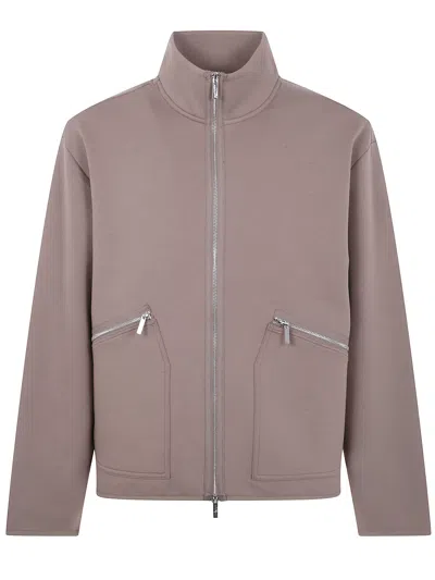 MICHAEL KORS MICHAEL KORS POLISHED DB KNIT FZ MOCK