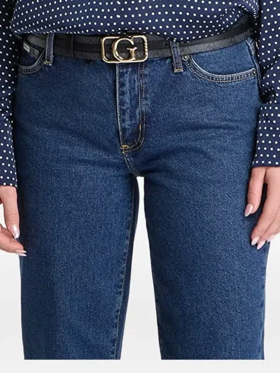 Michael Kors Polka-dot Long-sleeve Shirt In Blue