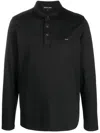 Michael Kors Polo Shirt In Black