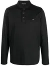 Michael Kors Polo Shirt In Black