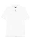 Michael Kors Sleek Polo Shirt In White