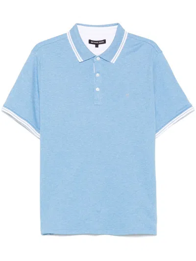 Michael Kors Polo With Logo In Blue