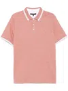 Michael Kors Short Sleeve Polo Shirt In Pink